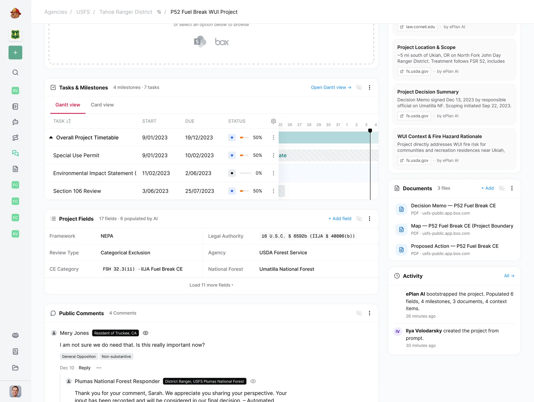 Agentic bootstrap · chat + research split