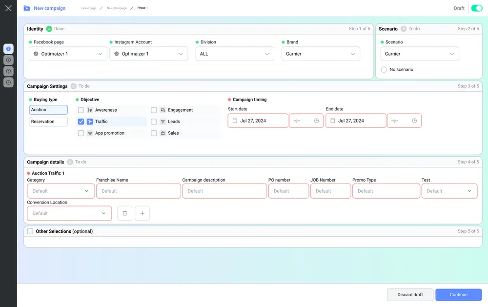 Optimaizer screen 2
